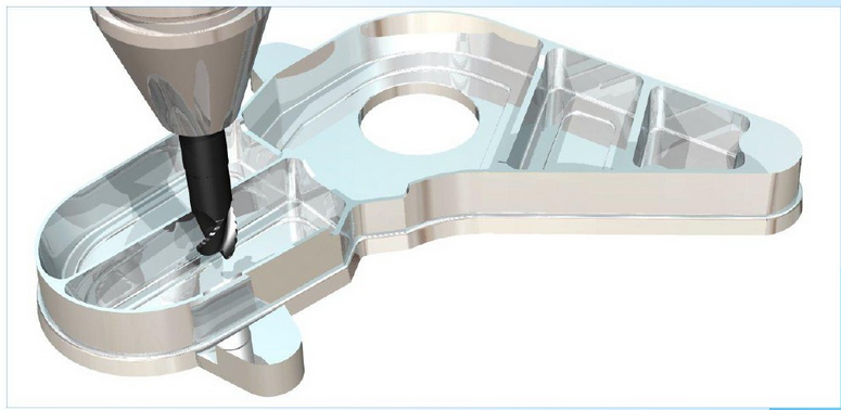   加工中心加工平面、輪廊以及孔的步驟
